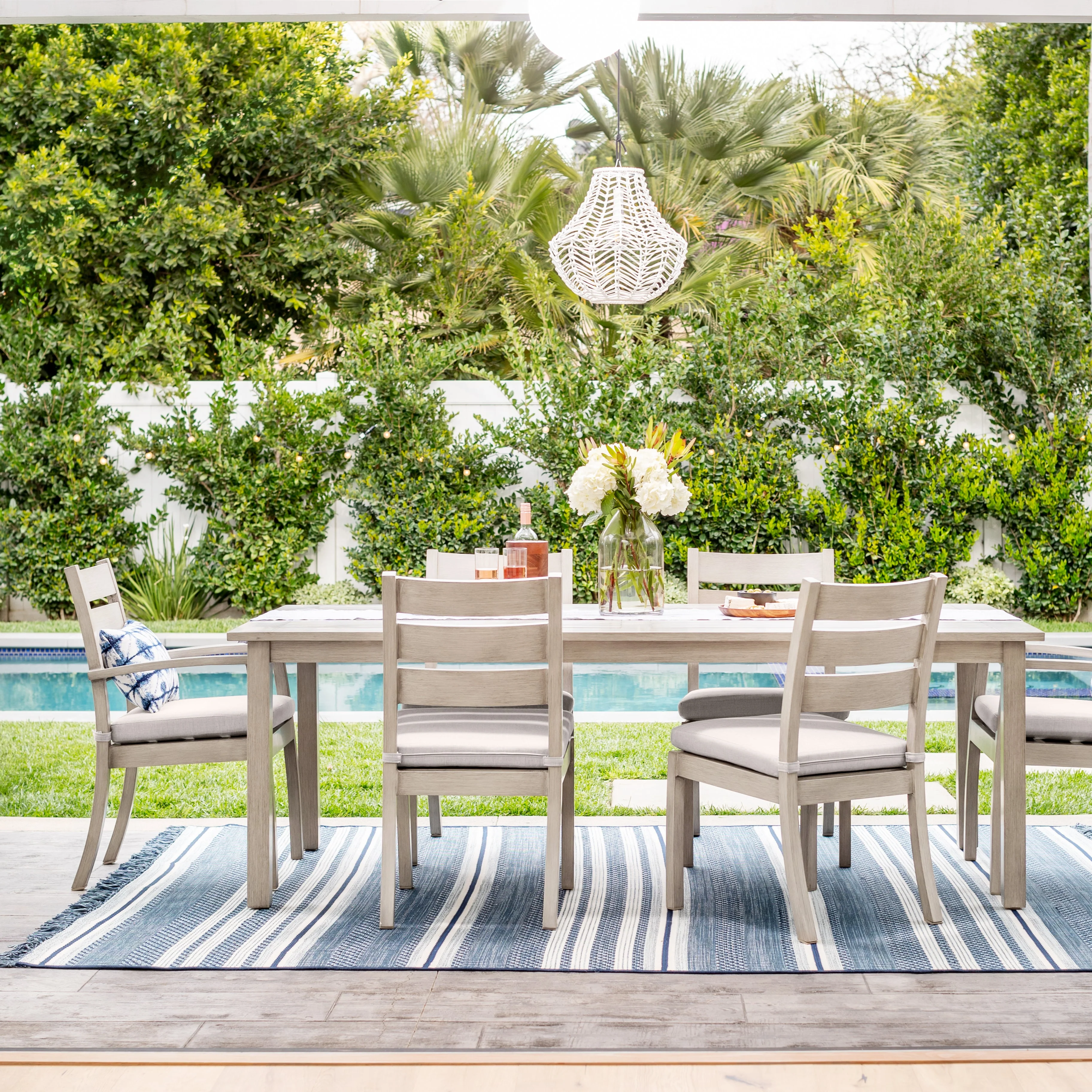 Eden 9 Piece Rectangular Dining Set - Image 7