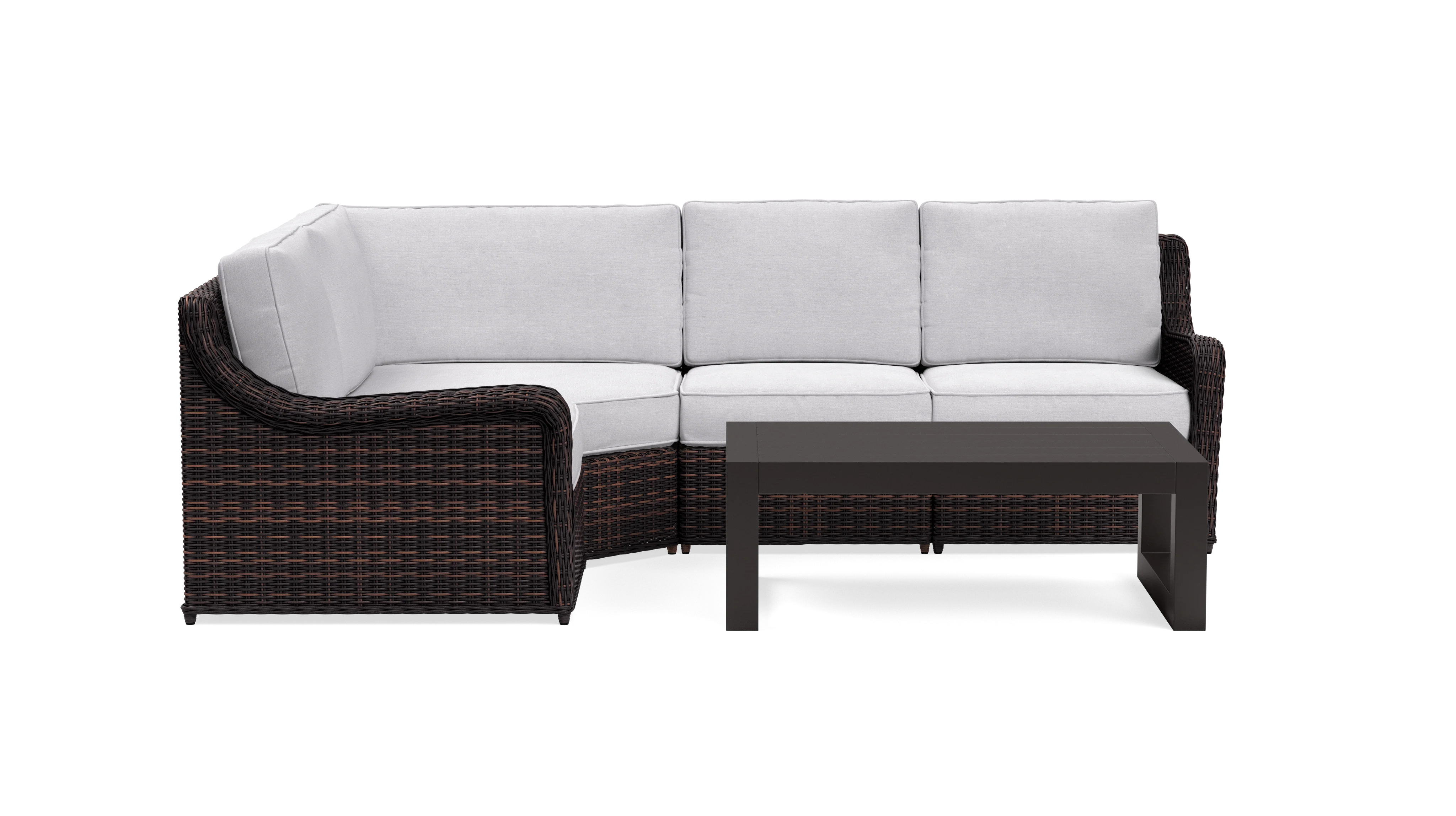 Waverly Outdoor Small Sectional Set - Image 3
